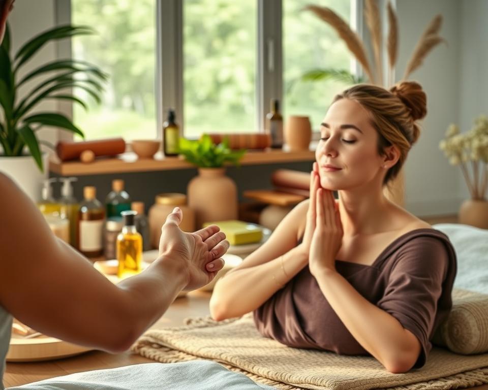 Ayurvedische Selbstmassage Techniken