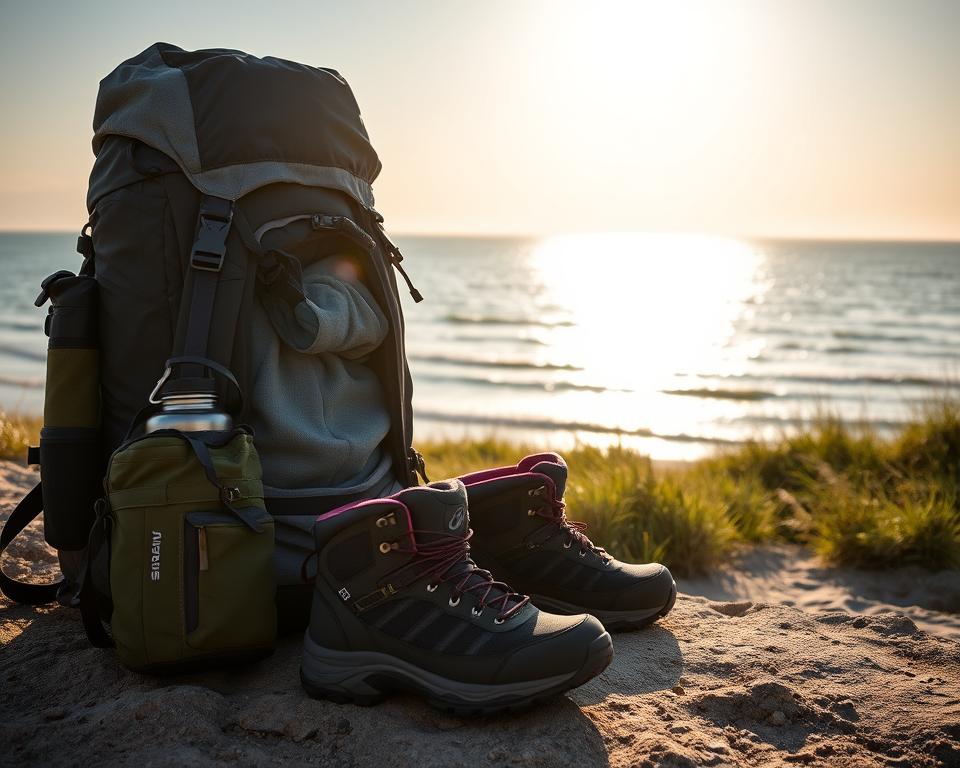 Fastenwandern Ausrüstung Nordsee