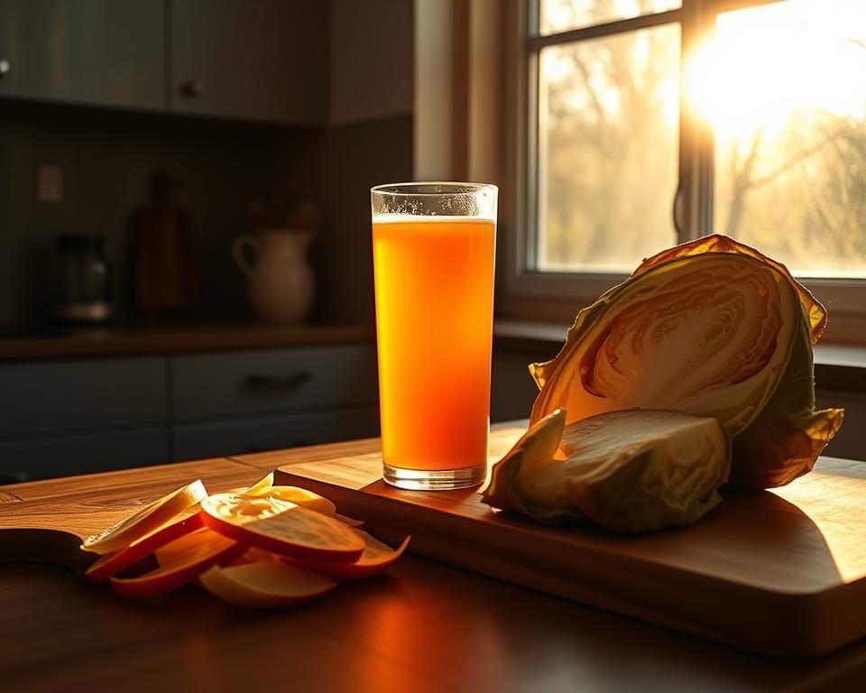 Sauerkrautsaft Morgenroutine
